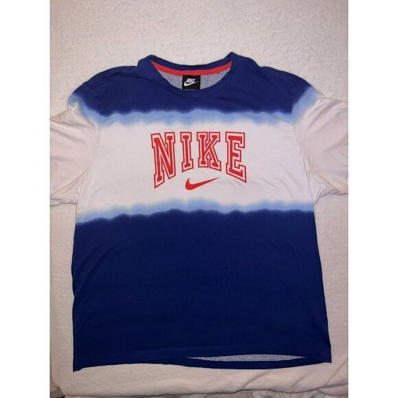 Nike Vintage T-Shirt XXL Mens Egypt Striped - Picture 1 of 7